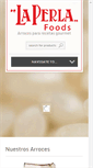 Mobile Screenshot of laperlafoods.com